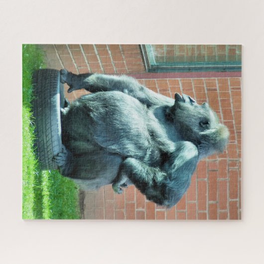 PUZZLE CUTE GORILLA (Horizontal)