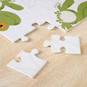 Puzzle Cute Green Frog (Côté)