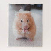 Puzzle Cute Hamster Love Animals (Vertical)