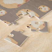 Puzzle Cute Hamster Motif Brown (Côté)