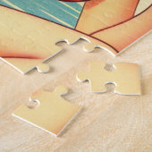 Puzzle Cute japonaise Vintage fille (Côté)