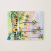 Puzzle Cute jaune Kauai Cottage (Horizontal)