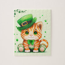 Cute Jour de la Saint Patrick Cat