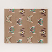 Puzzle Cute Kawaii Chibi Moths (Horizontal)