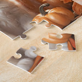 Puzzle Cute Kitten Chat Citrouille Automne Automne Automn (Côté)