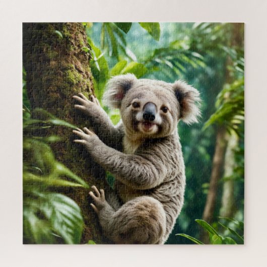 Puzzle Cute Koala Ours sur un arbre (Vertical)