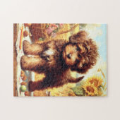 Puzzle Cute Lagotto Romagnolo Peinture (Horizontal)