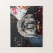 Puzzle Cute lhasa apso puppy at (Vertical)