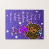 Puzzle Cute Little African American Princess (Horizontal)