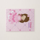 Puzzle Cute Little Princess Girl Custom Pink (Horizontal)