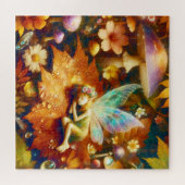 Puzzle Cute Little Whimsical Fairy Sleeping Blond (Horizontal)