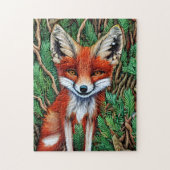 Puzzle Cute Little Wilderness Fox (Vertical)
