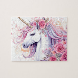 Puzzle Cute Magique Unicorne