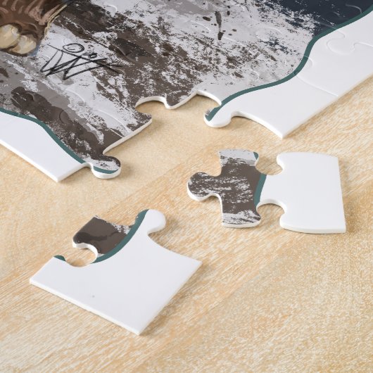 Puzzle Cute Mastodon (Côté)