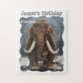 Puzzle Cute Mastodon (Vertical)