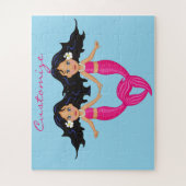 Puzzle Cute Mermaid à queue rose Thunder_Cove (Vertical)