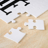 Puzzle Cute Noir et blanc J'aime tous les chats dans ma m (Côté)