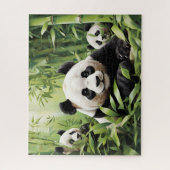 Puzzle Cute ours panda (Vertical)