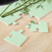 Puzzle Cute Panda assise en bambou (Côté)