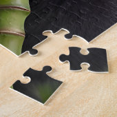 Puzzle Cute Panda Mange Du Bambou (Côté)