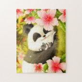 Puzzle Cute Pandas (Vertical)