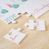 Puzzle Cute Pastel Personnalisé Noël Gnome Elf (Côté)