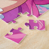 Puzzle Cute Pink Anime Girl with Headphones (Côté)