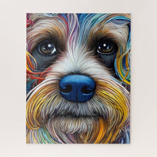 Puzzle Cute Pop Art Terrier
