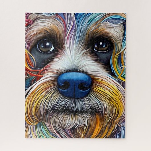 Puzzle Cute Pop Art Terrier (Vertical)