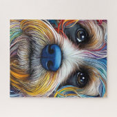 Puzzle Cute Pop Art Terrier (Horizontal)