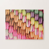 Puzzle Cute Quirky Colorful Macaroons (Horizontal)