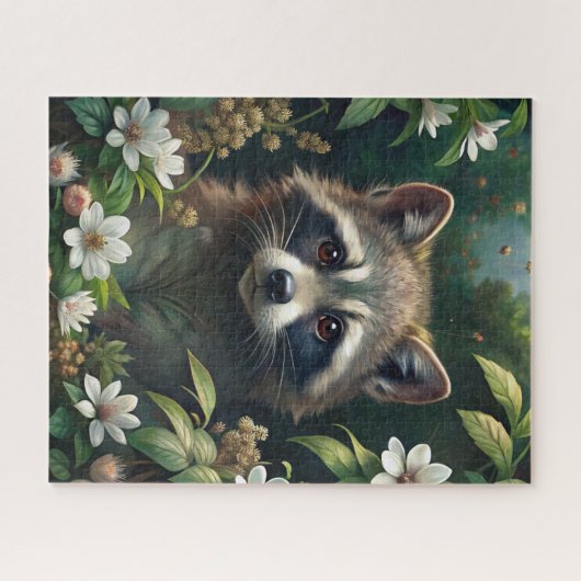 Puzzle Cute Raccoon (Horizontal)