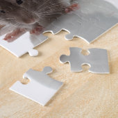 Puzzle Cute Rat sur blanc (Côté)
