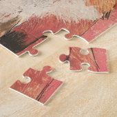 Puzzle Cute Red Fox Mixte Media (Côté)