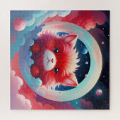 Puzzle Cute red furry creature (Horizontal)
