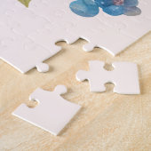 Puzzle Cute Renard orange avec Couronne florale (Côté)