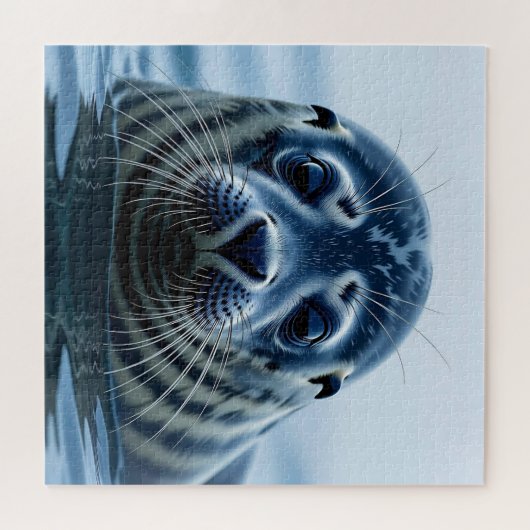 Puzzle Cute Seal Close up (Horizontal)