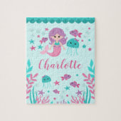 Puzzle Cute Sirène Enfants Personnalisés (Vertical)