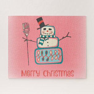 Puzzle Cute Snowman