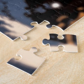 Puzzle Cute snowman on the street (Côté)