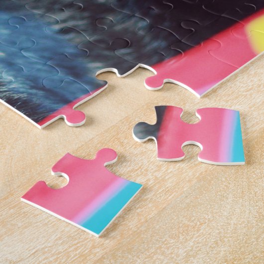 Puzzle Cute Tortoiseshell Chat Kitten Portrait (Côté)