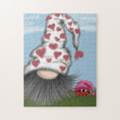 Puzzle Cute Valentine Gnome (Vertical)