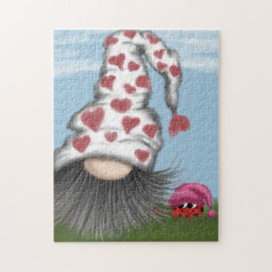 Puzzle Cute Valentine Gnome