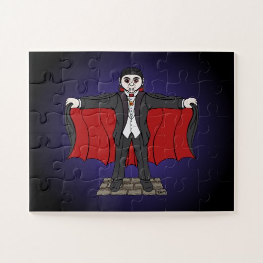 Puzzle Cute Vampire/Dracula (Horizontal)