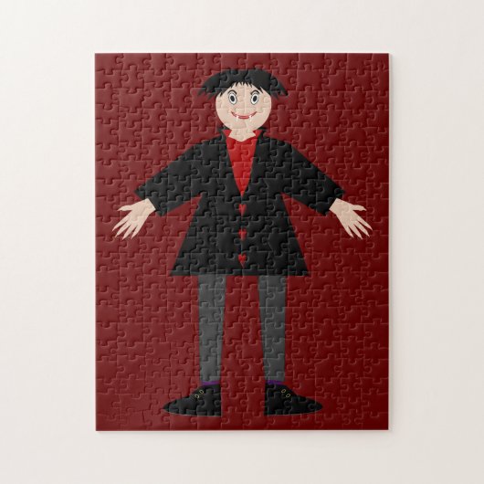 Puzzle Cute Vampire Halloween (Vertical)