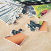 Puzzle Cute Vintage Farmer Pinup (Côté)