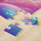 Puzzle Cute violet et rose parties scintillant clair lico (Côté)