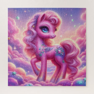 Puzzle Cute violet et rose parties scintillant clair lico
