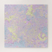 Puzzle Cyan, Jaune, Tourbillon Magenta (Horizontal)