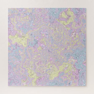 Puzzle Cyan, Jaune, Tourbillon Magenta